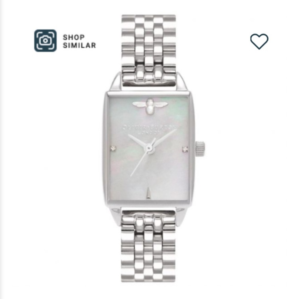 Olivia Burton stainless steel beehive watch 20.5mm X 25.5mm